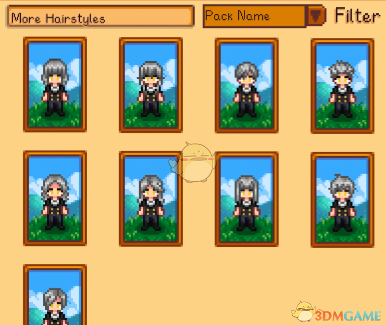 《星露谷物语》SE时尚发型MOD