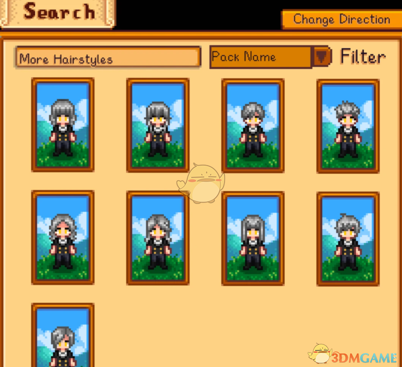 《星露谷物语》SE时尚发型MOD