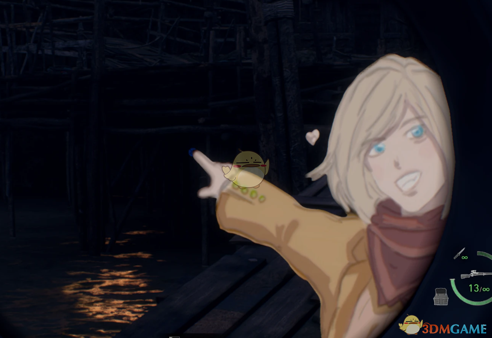 《生化危机4：重制版》动漫阿什莉狙击镜MOD