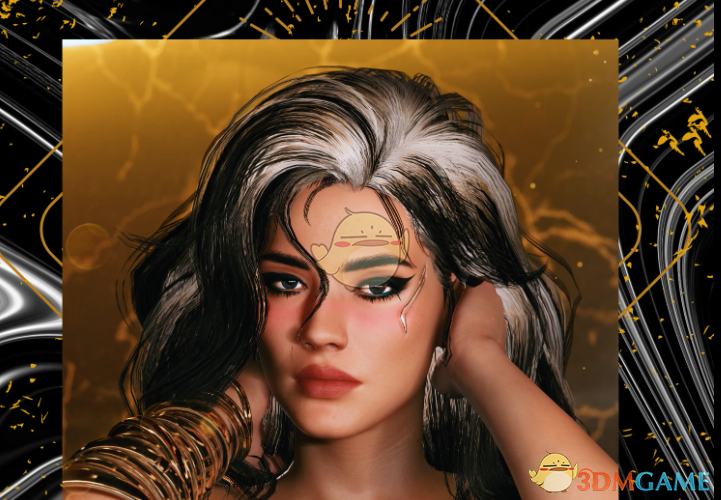 《赛博朋克2077》AH35种游戏发型的重新着色MOD