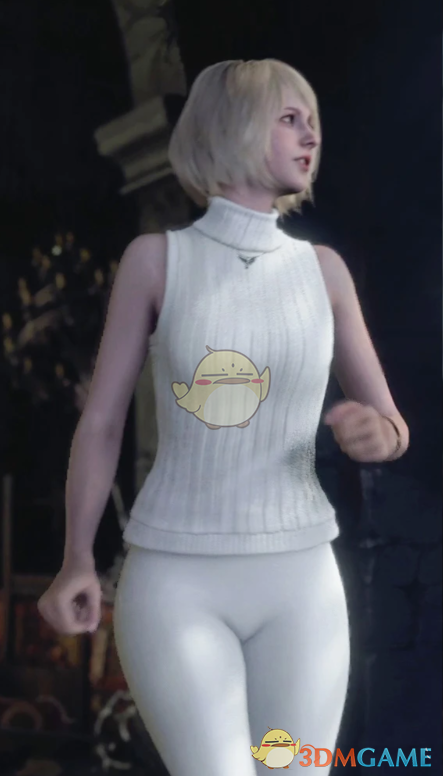 《生化危机4：重制版》阿什莉白色毛衣紧身服MOD