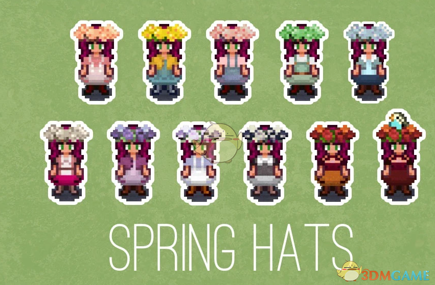 《星露谷物语》BM季节性变化帽子MOD