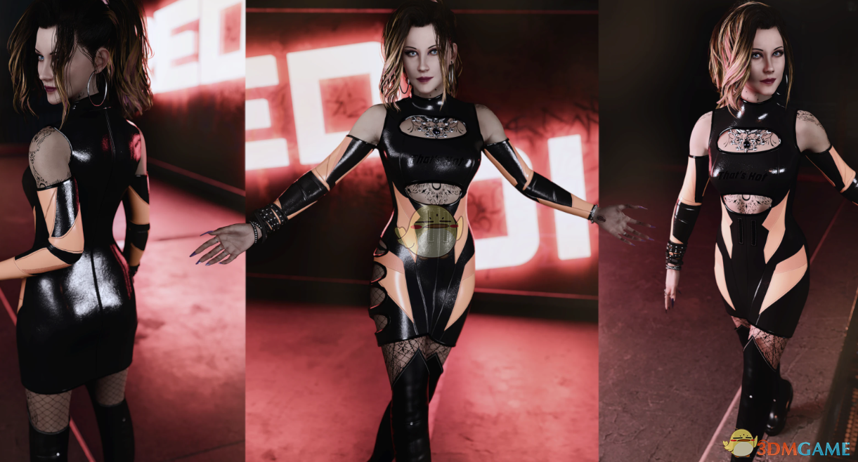 《赛博朋克2077》夜之城紧身作战衣MOD