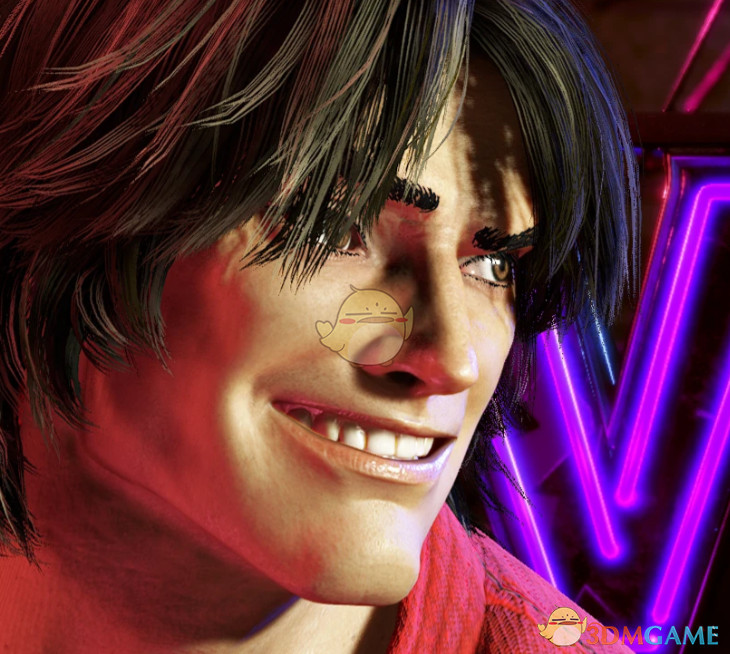 《街头霸王6》肯的黑色短发和棕色眼睛MOD