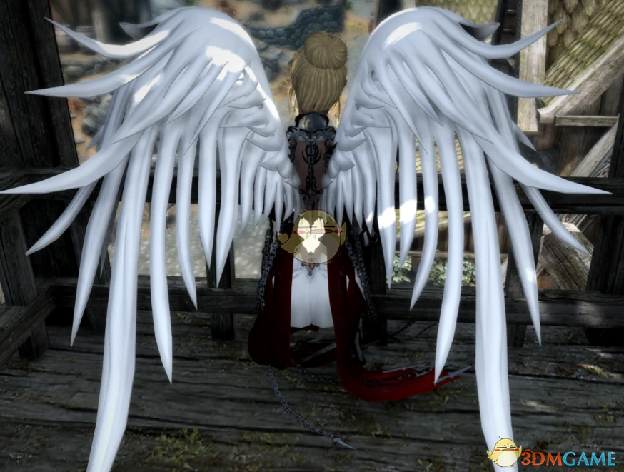 《上古卷轴5：天际重制版》透明天使之翼MOD