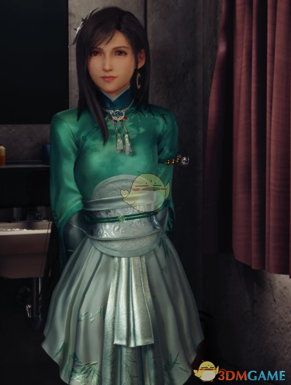 《最终幻想7：重制版》蒂法诗雨江南罗裙MOD