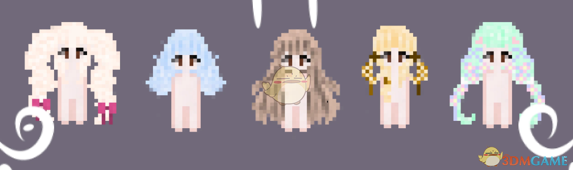 《星露谷物语》落雪的时尚长发3MOD