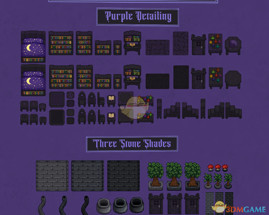 《星露谷物语》黑魔法师风格的家具MOD