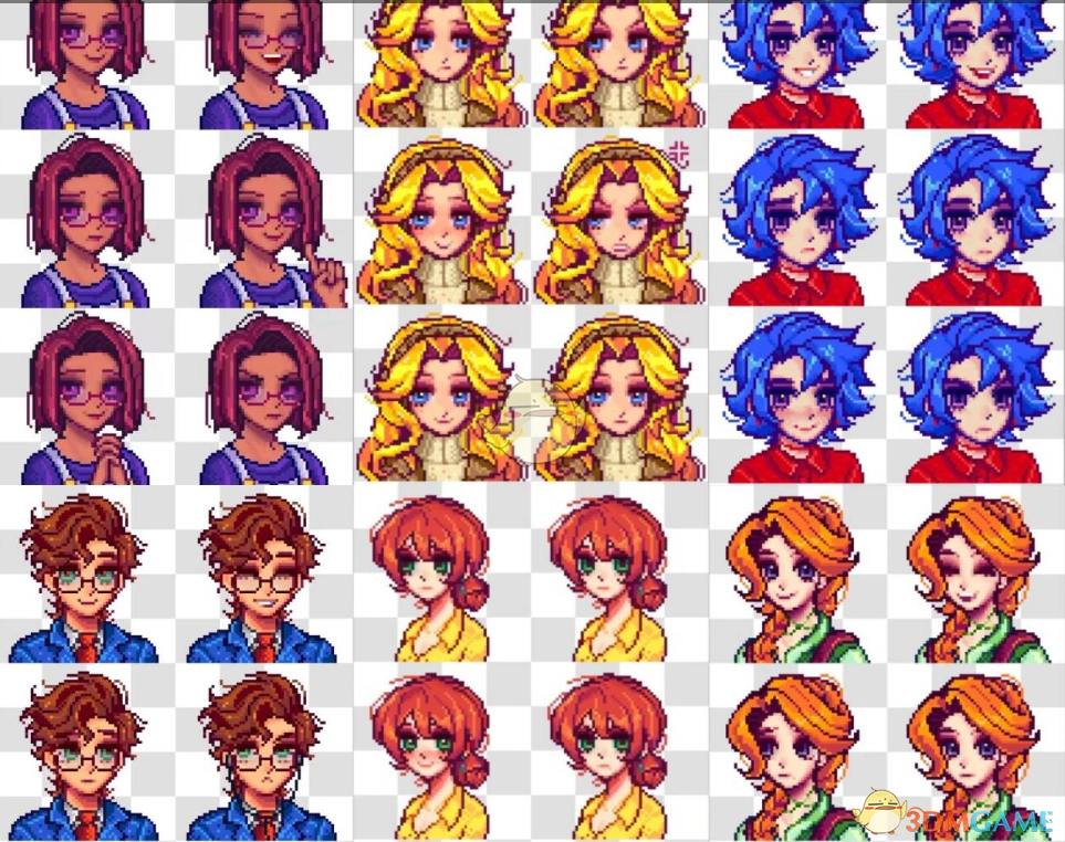 《星露谷物语》可攻略NPC重返18岁肖像MOD