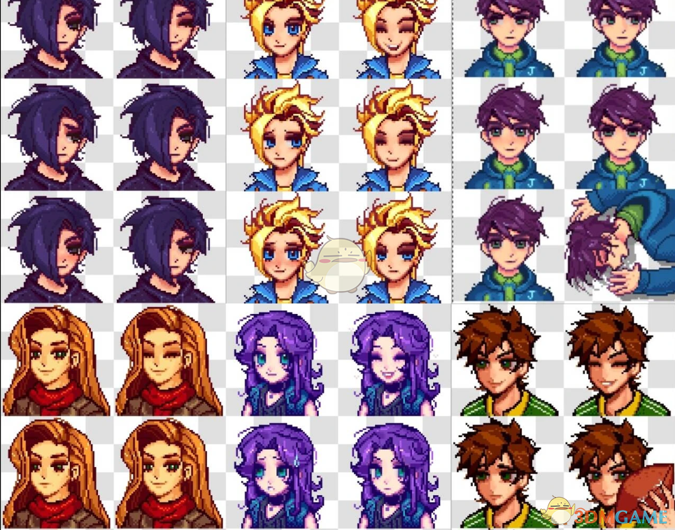 《星露谷物语》可攻略NPC重返18岁肖像MOD