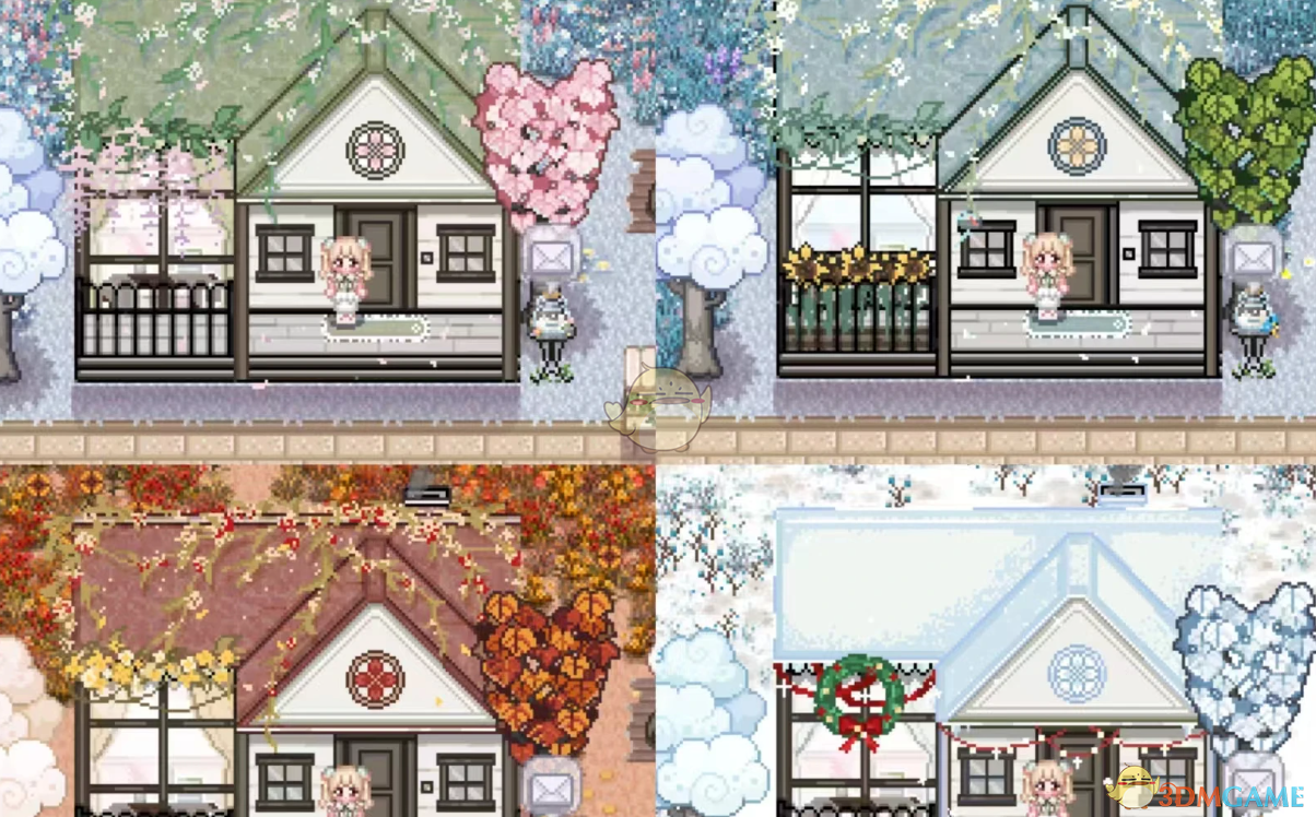 《星露谷物语》季节性变化的建筑MOD