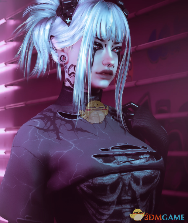 《赛博朋克2077》PC露脐衬衫MOD