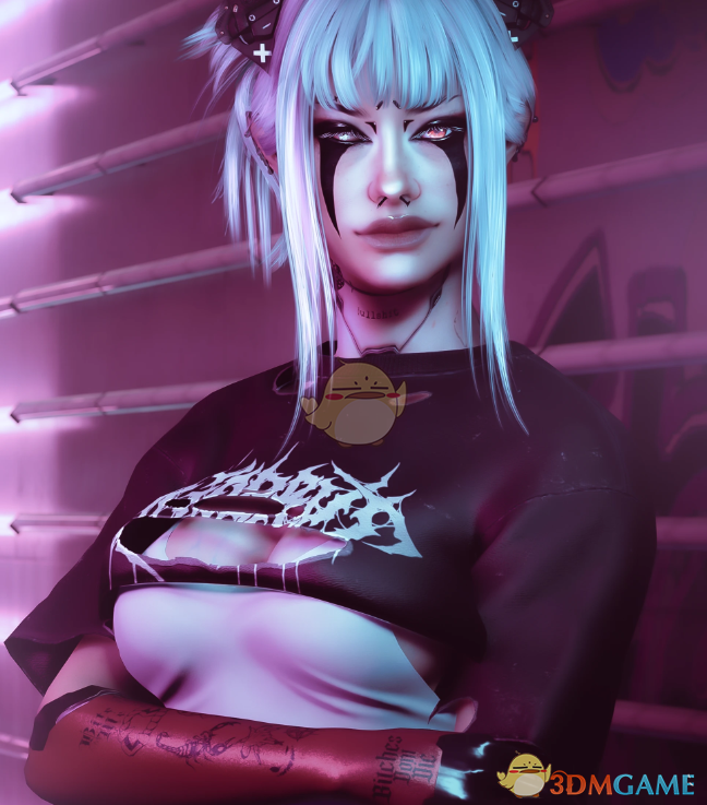 《赛博朋克2077》PC露脐衬衫MOD