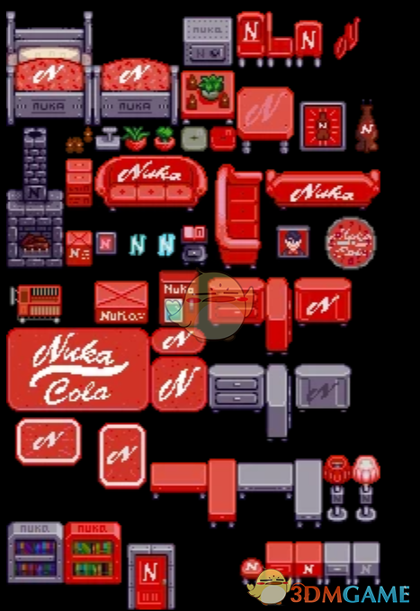 《星露谷物语》可口可乐主题家具包MOD