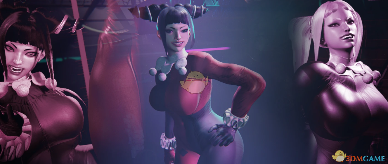 《街头霸王6》韩蛛俐黑红王牌紧身衣MOD