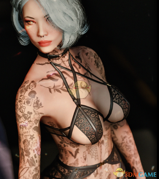 《赛博朋克2077》LX法式性感内衣MOD