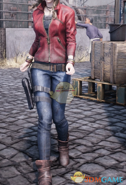 《最终幻想7：重制版》爱丽丝生化危机克莱尔服饰MOD