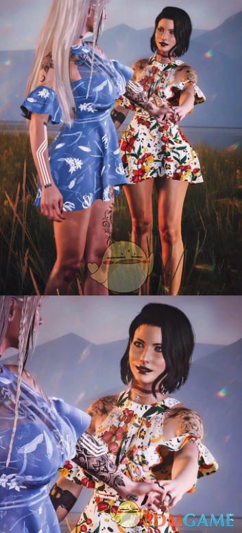 《赛博朋克2077》DXV夏日清凉连衣裙MOD