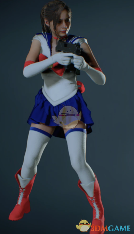 《生化危机2：重制版》克莱尔美少女战士水手服MOD