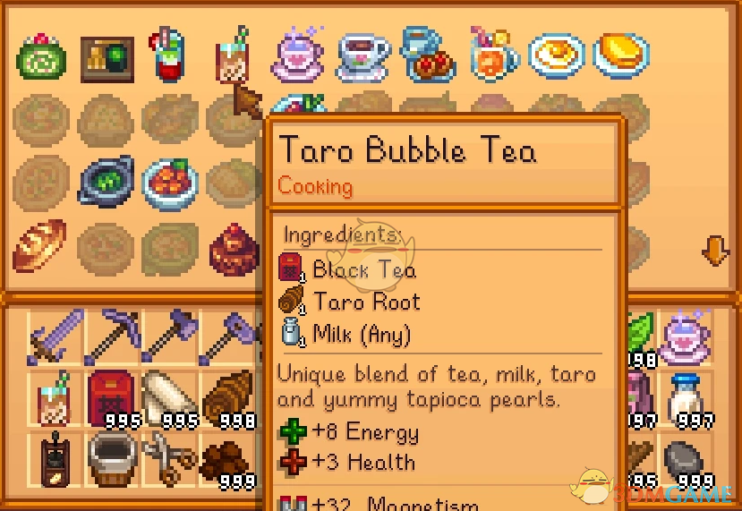 《星露谷物语》添加更多茶类型和配方MOD