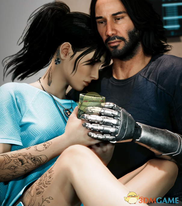 《赛博朋克2077》荒板病号服MOD