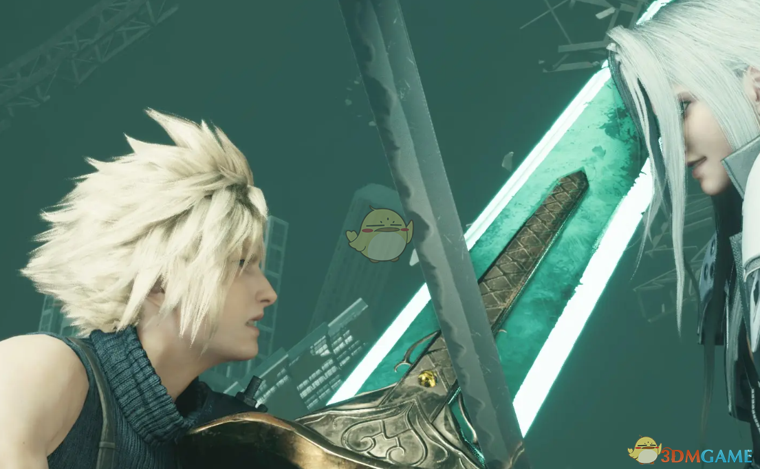 《最终幻想7：重制版》黑暗之魂月光大剑MOD