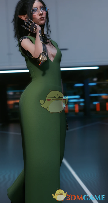 《赛博朋克2077》休闲款长裙礼服MOD