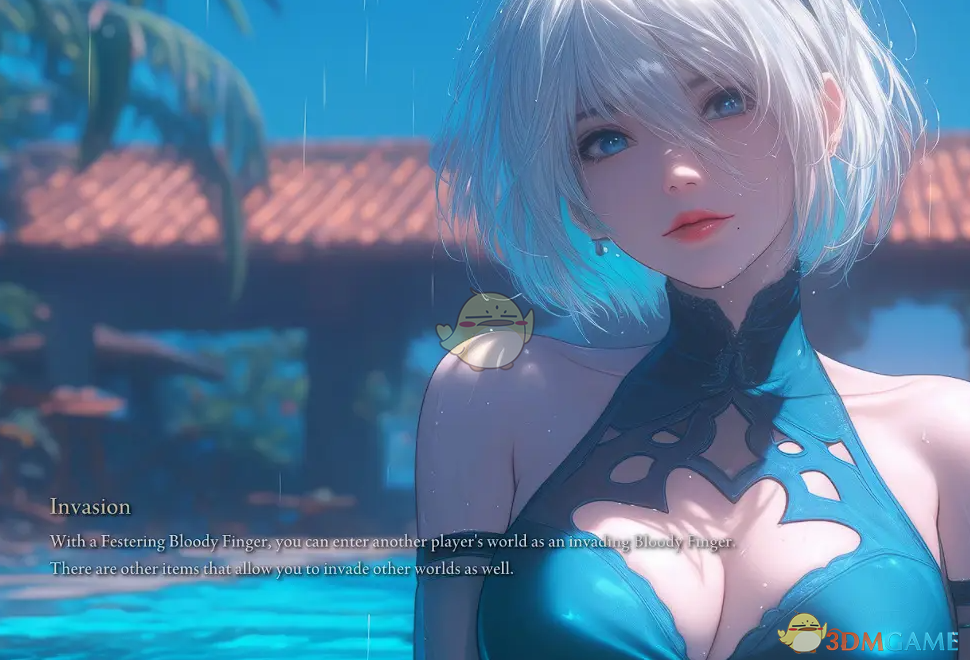 《艾尔登法环》以性感尼尔2B为主题的菜单MOD