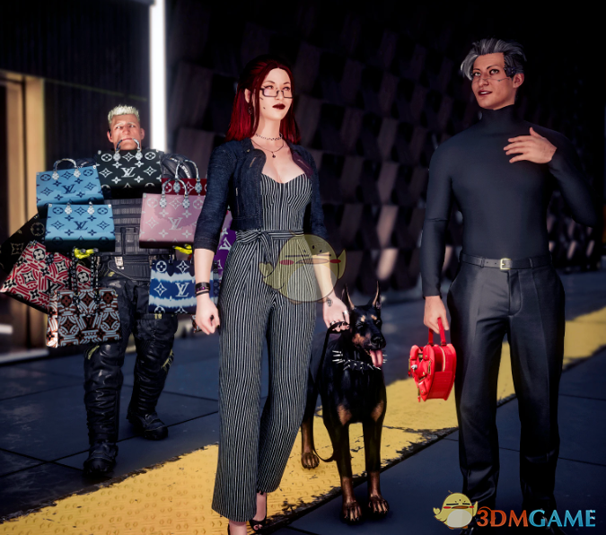 《赛博朋克2077》日常购物袋道具包MOD