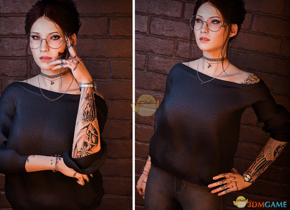 《赛博朋克2077》TXM舒适毛衣MOD