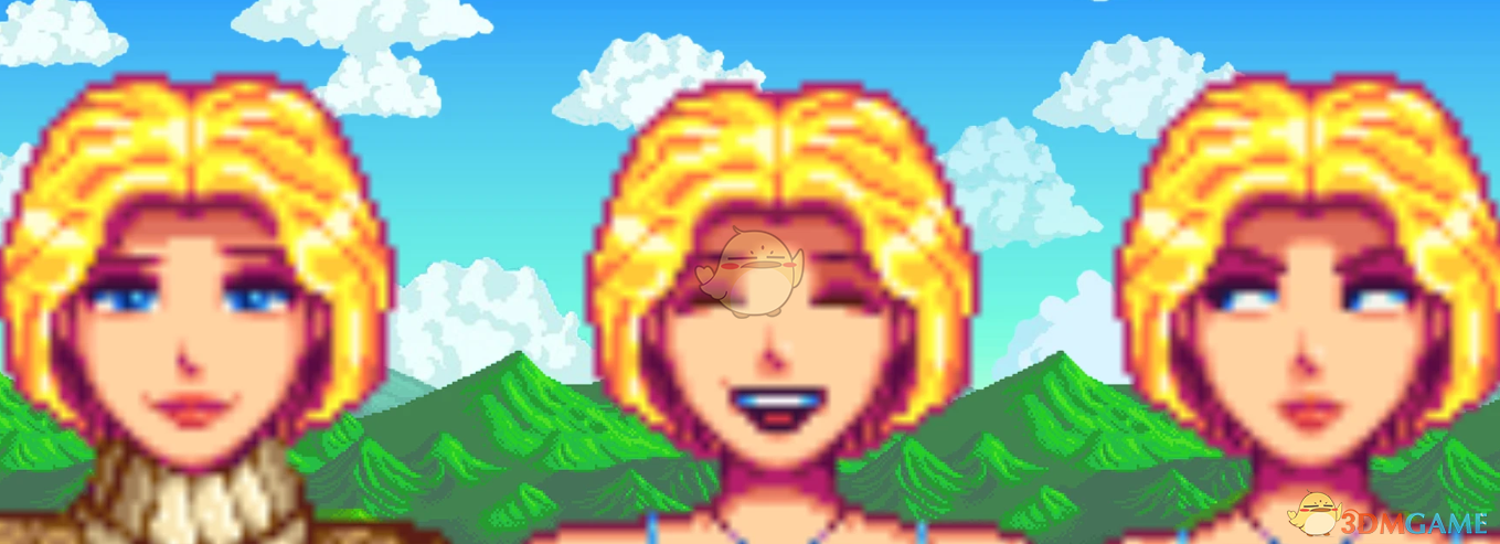 《星露谷物语》短发海莉的人像和模型MOD