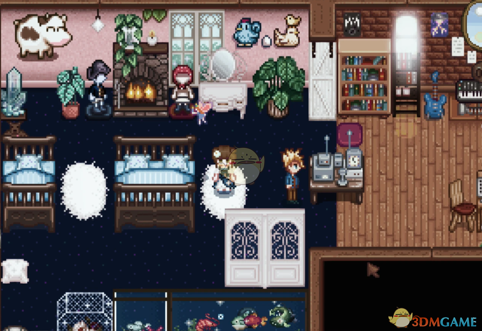 《星露谷物语》KN家具舒适的重新着色MOD