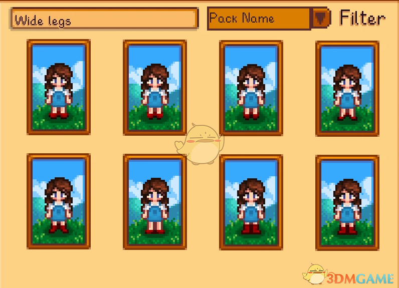 《星露谷物语》NS添加阔腿裤MOD