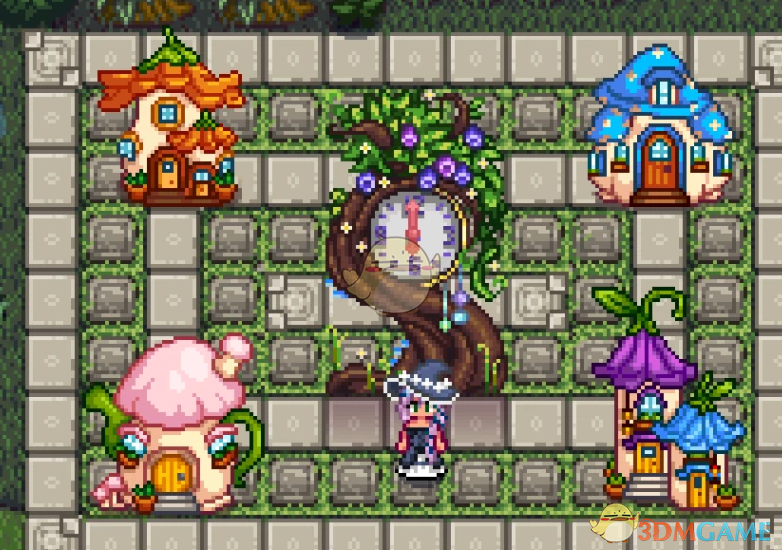 《星露谷物语》HXW童话花园矮人之家建筑MOD