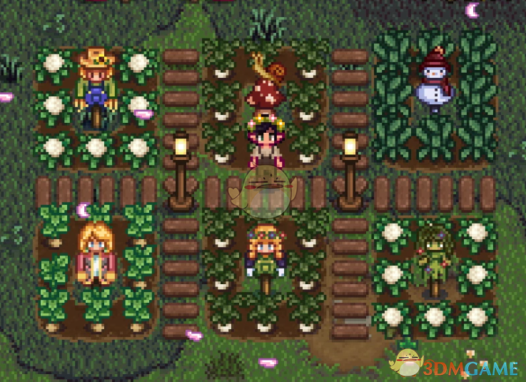 《星露谷物语》月亮花稻草人道具包MOD