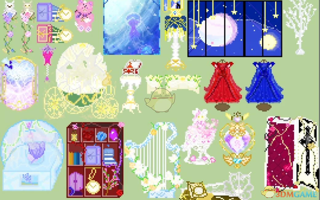 《星露谷物语》TA水晶蔷薇家具包MOD