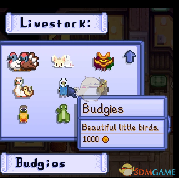 《星露谷物语》增加更多的鸟类MOD