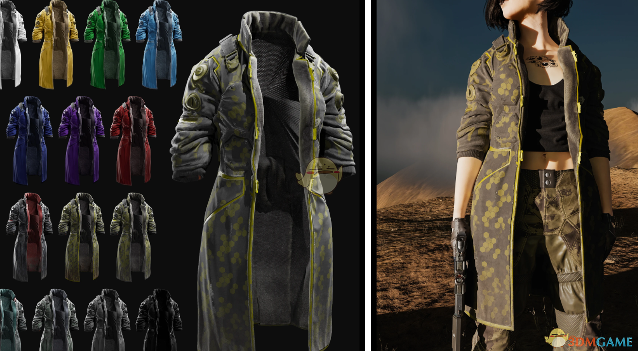 《赛博朋克2077》沙漠幽灵风衣MOD