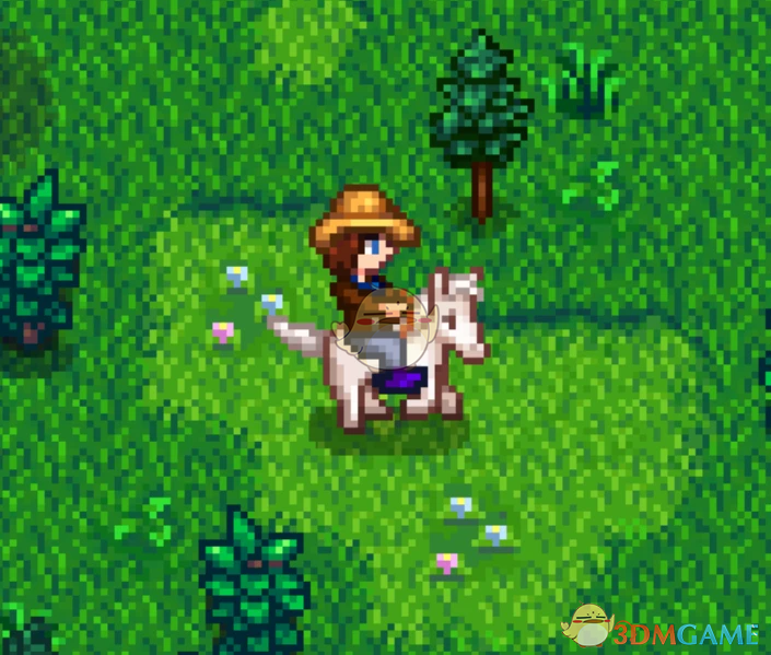 《星露谷物语》坐骑替换为小白马MOD