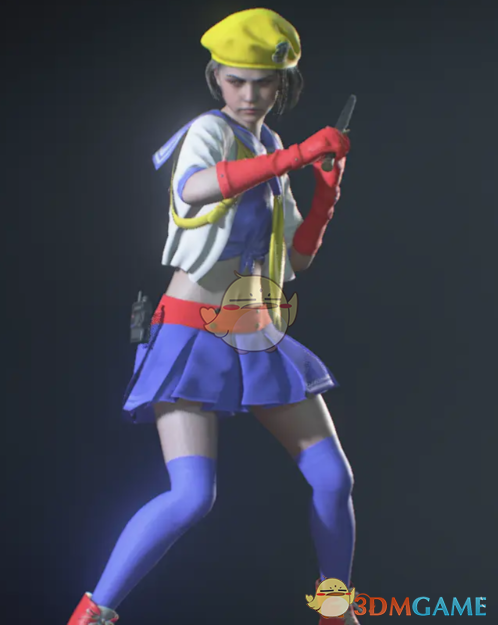 《生化危机3：重制版》吉尔贝雷帽可爱女学生服饰MOD