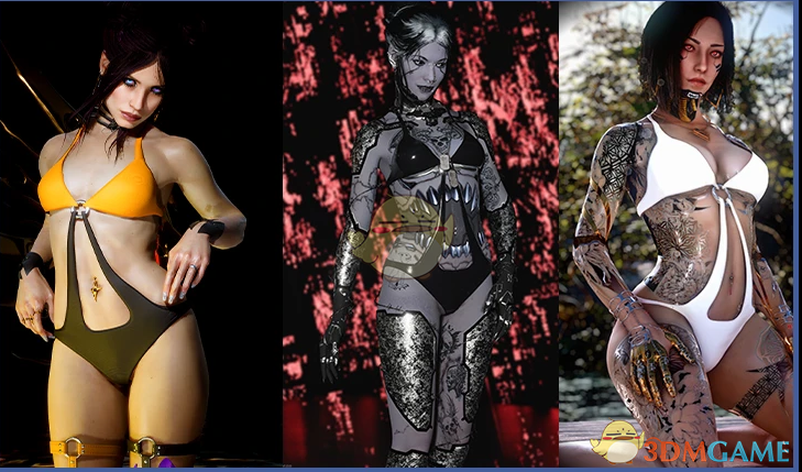 《赛博朋克2077》TS搭扣泳装MOD