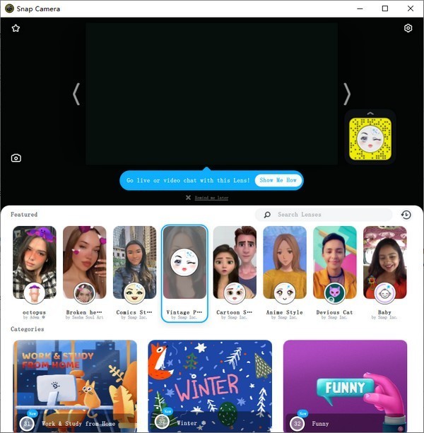 Snap Camera旧版本