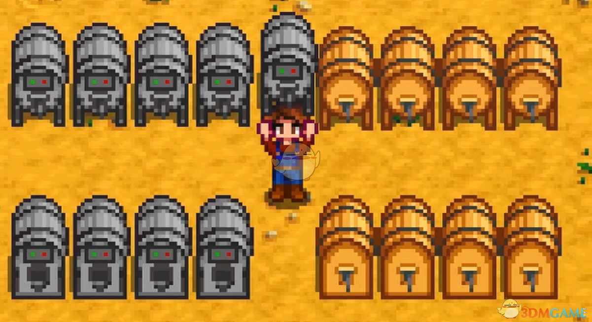 《星露谷物语》更多的酒桶MOD