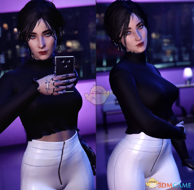 《赛博朋克2077》性感都市夜装MOD