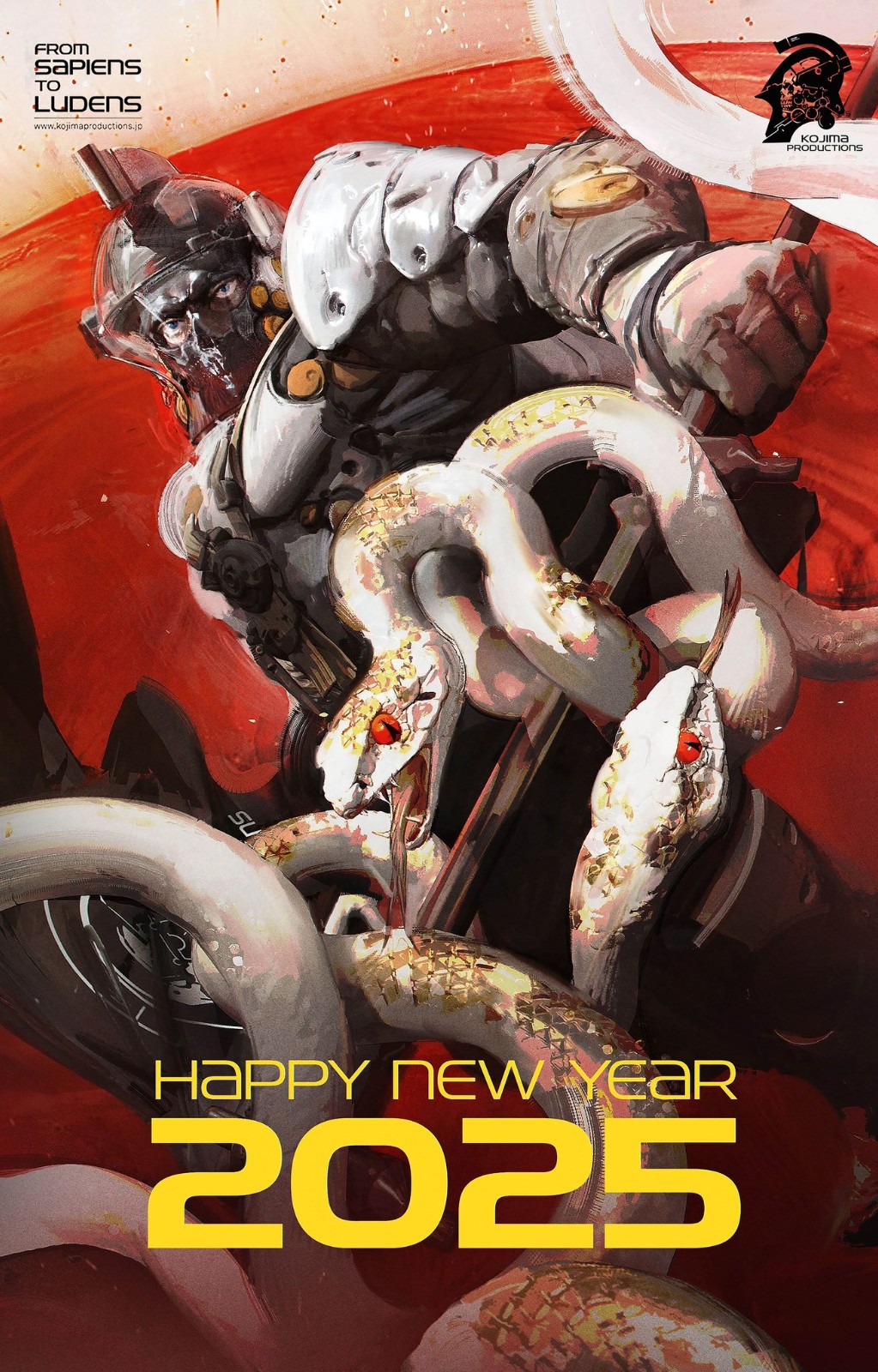 老将杰洛特出马！CDPR发《巫师》《赛博朋克2077》新年贺图