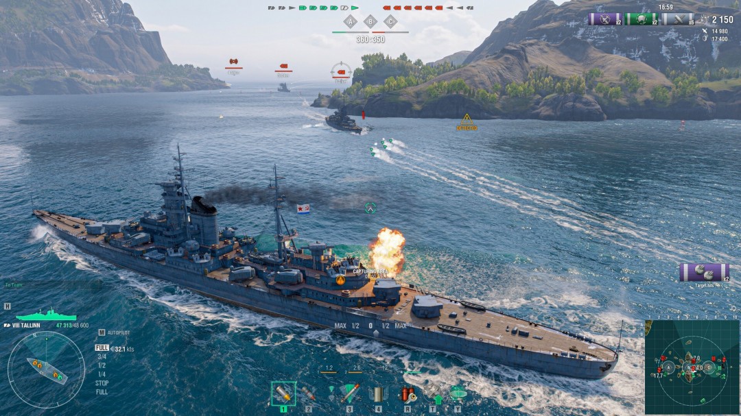 《World of Warships》电脑版
