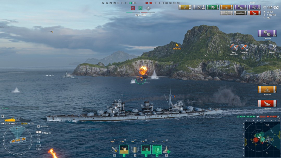 《World of Warships》电脑版