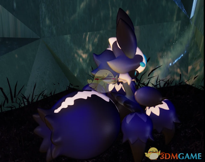 《幻兽帕鲁》桃蛛娘宝石蓝纹理MOD