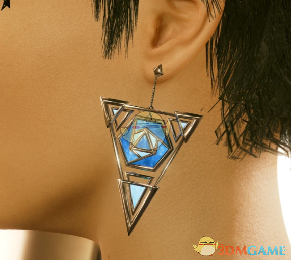 《赛博朋克2077》猎天使魔女耳环MOD