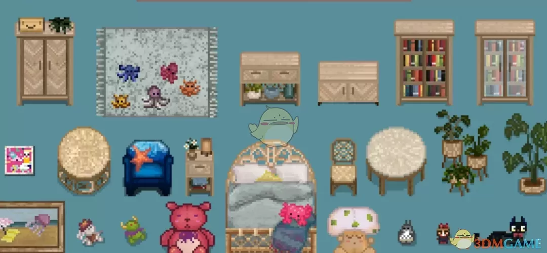 《星露谷物语》自然生物家具包MOD